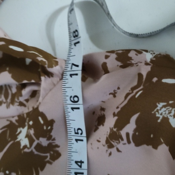 Grade & Gather Womens Floral tie front Crop Top Long Sleeve Casual over wrap sm - Picture 5 of 7